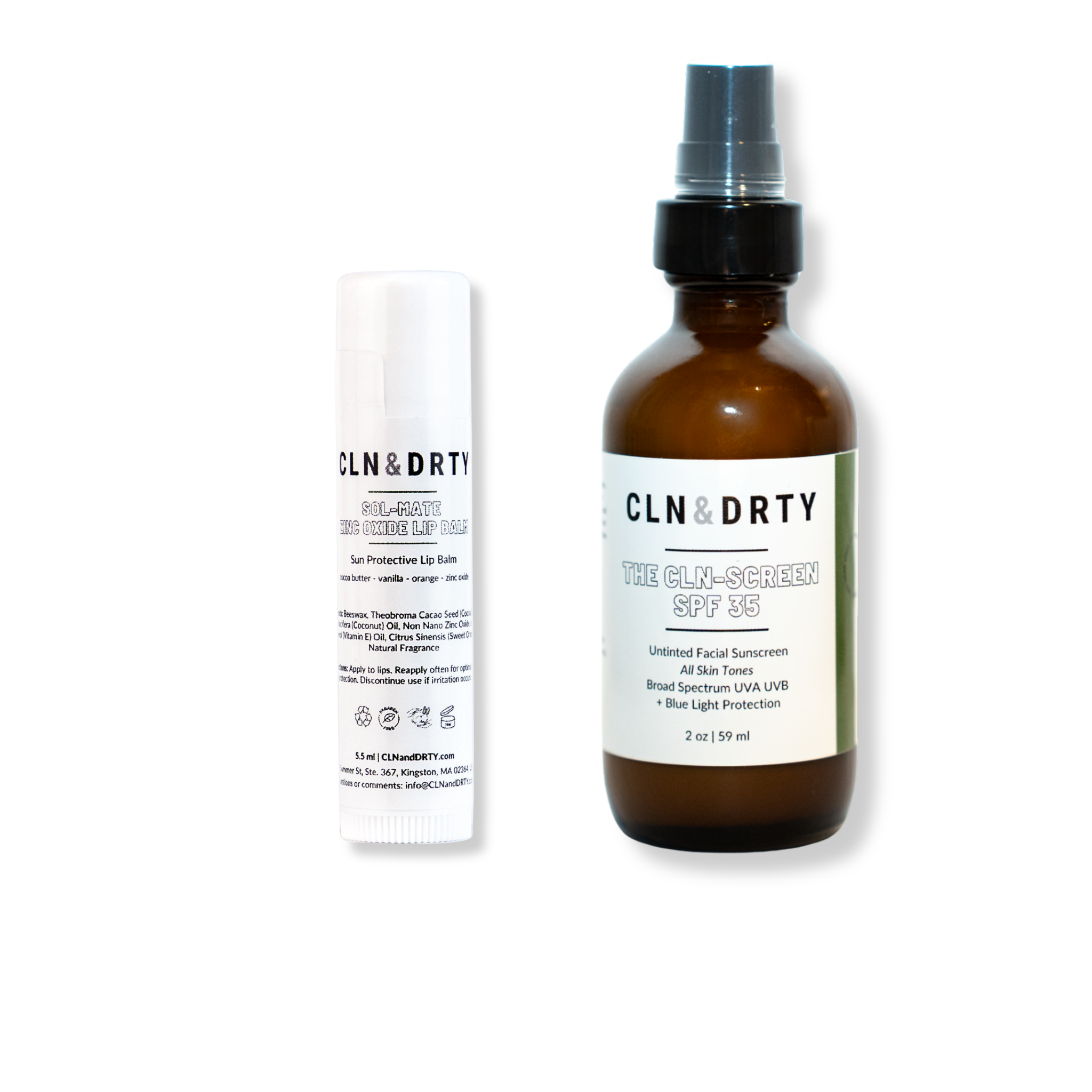 Un-Tinted SPF + Lip Protection